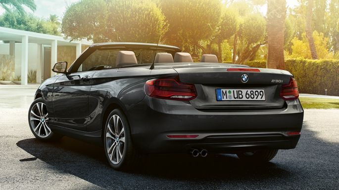 BMW 2 Series Convertible, three-quarter rear shot BMW 2 Series Convertible, three-quarter rear shot