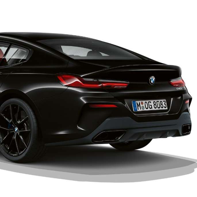 M Sport package three-quarter rear shot BMW 8 Series Gran Coupé, M Sport package three-quarter rear shot