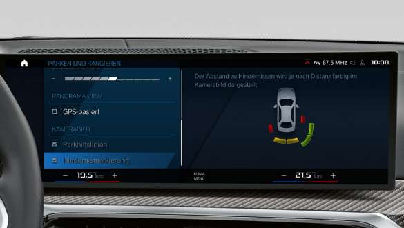 Parking Assistant Plus BMW 3 Series Sedan M Automobiles G80 G20 BMW 3 Series Sedan M Automobiles G80 G20 Parking Assistant Plus Control Display interior