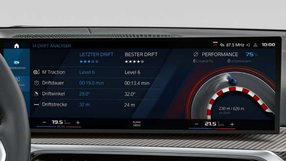 M Drive Professional BMW M3 Sedan G80 2020 BMW M3 Sedan G80 2020 Drive Professional Control Display interior
