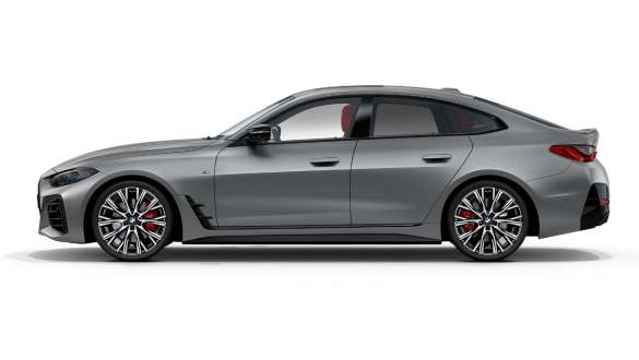 M Aerodynamics package BMW M440i xDrive Gran Coupé G26 2021 M Aerodynamics package BMW M440i xDrive Gran Coupé G26 2021 BMW Individual Frozen Pure Grey metallic front view