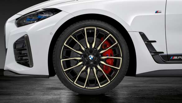 20-inch M Performance light alloy wheel Double-Spoke 868 M Bicolor (Night Gold, gloss milled), summer complete wheel set BMW M440i xDrive Gran Coupé G26 2021 20-inch M Performance light alloy wheel Double-Spoke 868 M Bicolor (Night Gold, gloss milled), summer complete wheel set BMW M440i xDrive Gran Coupé G26 2021