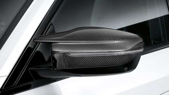 M Performance exterior mirror caps in carbon fiber BMW M440i xDrive Gran Coupé G26 2021 M Performance exterior mirror caps in carbon fiber BMW M440i xDrive Gran Coupé G26 2021
