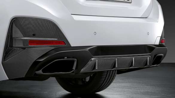 M Performance rear diffuser in carbon fiber BMW M440i xDrive Gran Coupé G26 2021 M Performance rear diffuser in carbon fiber BMW M440i xDrive Gran Coupé G26 2021