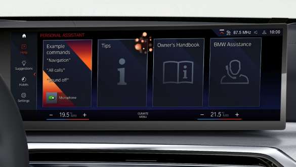 BMW Intelligent Personal Assistant BMW M440i xDrive Gran Coupé G26 BMW Intelligent Personal Assistant BMW M440i xDrive Gran Coupé G26 interior Control display