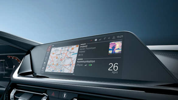 BMW Z4 Roadster WiFi Hotspot View into the cockpit of the BMW Z4 Roadster
