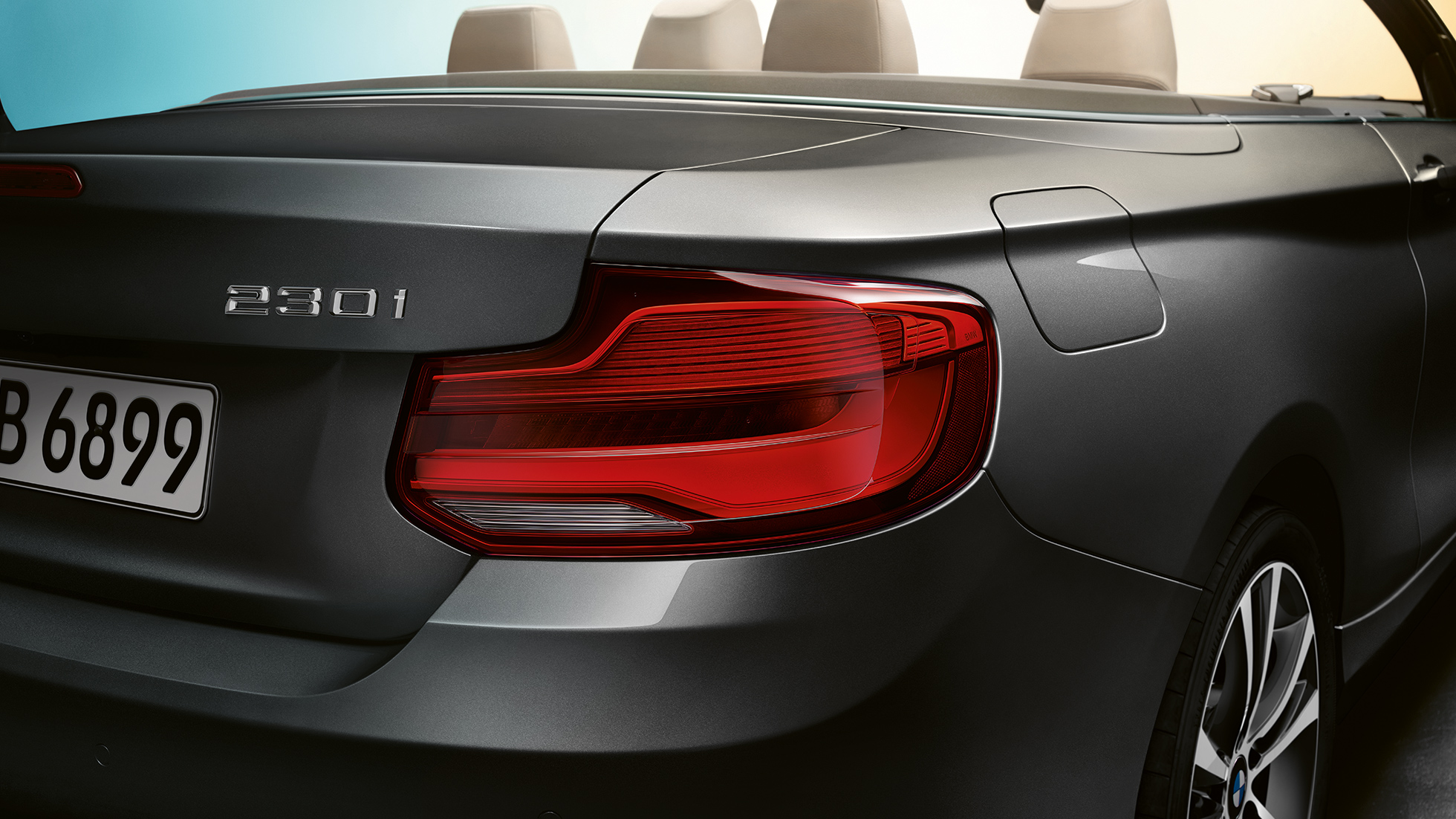BMW 2 Series Convertible, model name at rear BMW 2 Series Convertible, model name at rear