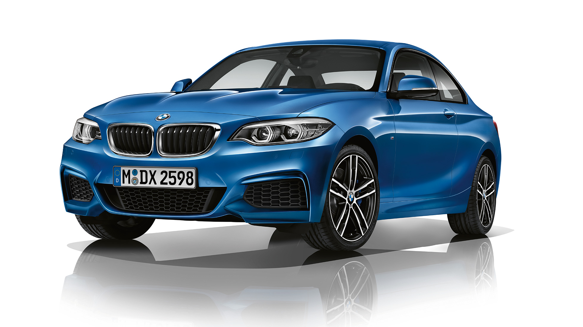 BMW 2 Series Coupé, Model M Sport three-quarter front shot BMW 2 Series Coupé, Model M Sport three-quarter front shot