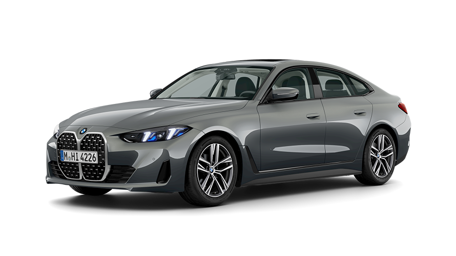 BMW 4 Series BMW 4 Series Gran Coupé G26 2021 three-quarter side view BMW 4 Series BMW 4 Series Gran Coupé G26 2021 three-quarter side view