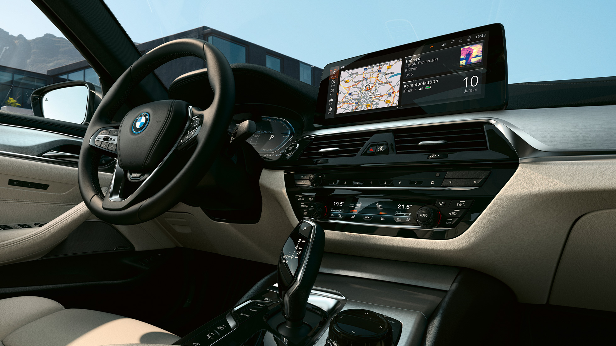 Cockpit BMW 5 Series Touring G31 Cockpit BMW 5 Series Touring G31 Facelift 2020 Sophisto Grey interior