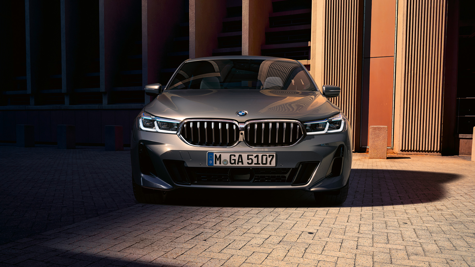 Front BMW 6 Series Gran Turismo G32 2020 Front design BMW 6 Series Gran Turismo 640i xDrive G32 2020 Bernina Grey front view