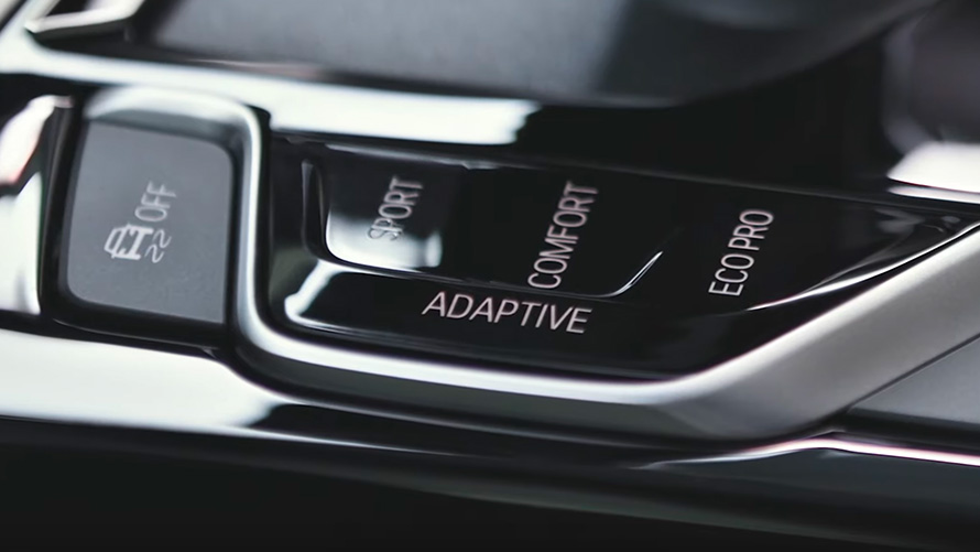 BMW plug-in hybrid eDrive modes BMW X2 F39 BMW plug-in hybrid eDrive modes close-up