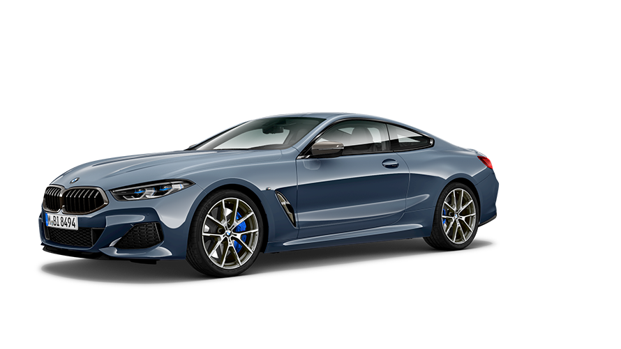 BMW 8 Series Coupé (G15) three-quarter side view BMW 8 Series Coupé (G15) three-quarter side view