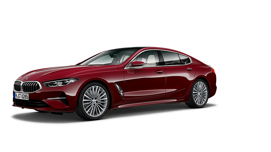 BMW 8 Series Gran Coupé (G16) three-quarter side view BMW 8 Series Gran Coupé (G16) three-quarter side view