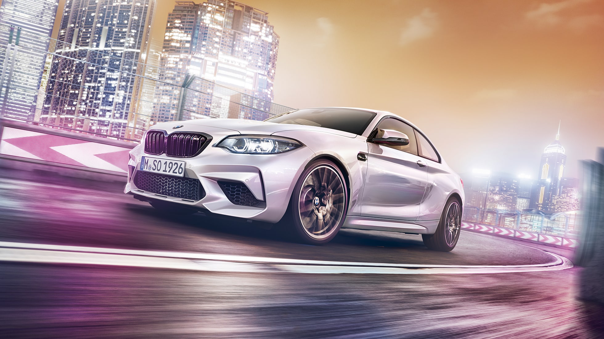 Exterior design BMW M2 Competition F87 Exterior design BMW M2 Competition F87 2018 Hockenheim Silver metallic three-quarter front view