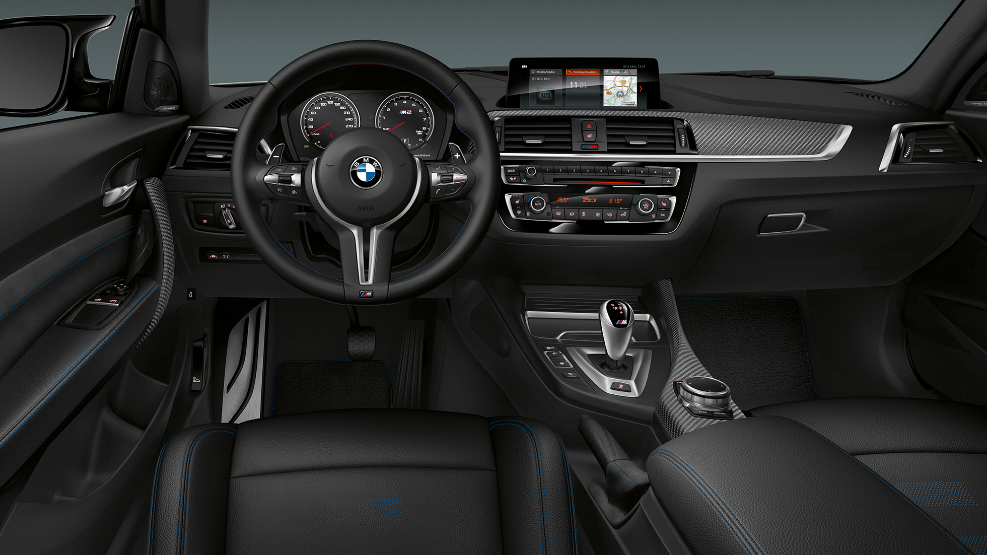 Cockpit BMW M2 Competition F87 Cockpit BMW M2 Competition F87 2018 Hockenheim Silver metallic interior