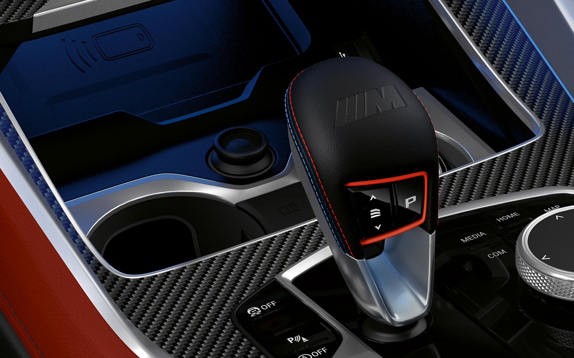 BMW X6 M Competition F96 M selector lever BMW X6 M Competition F96 2023 M selector lever