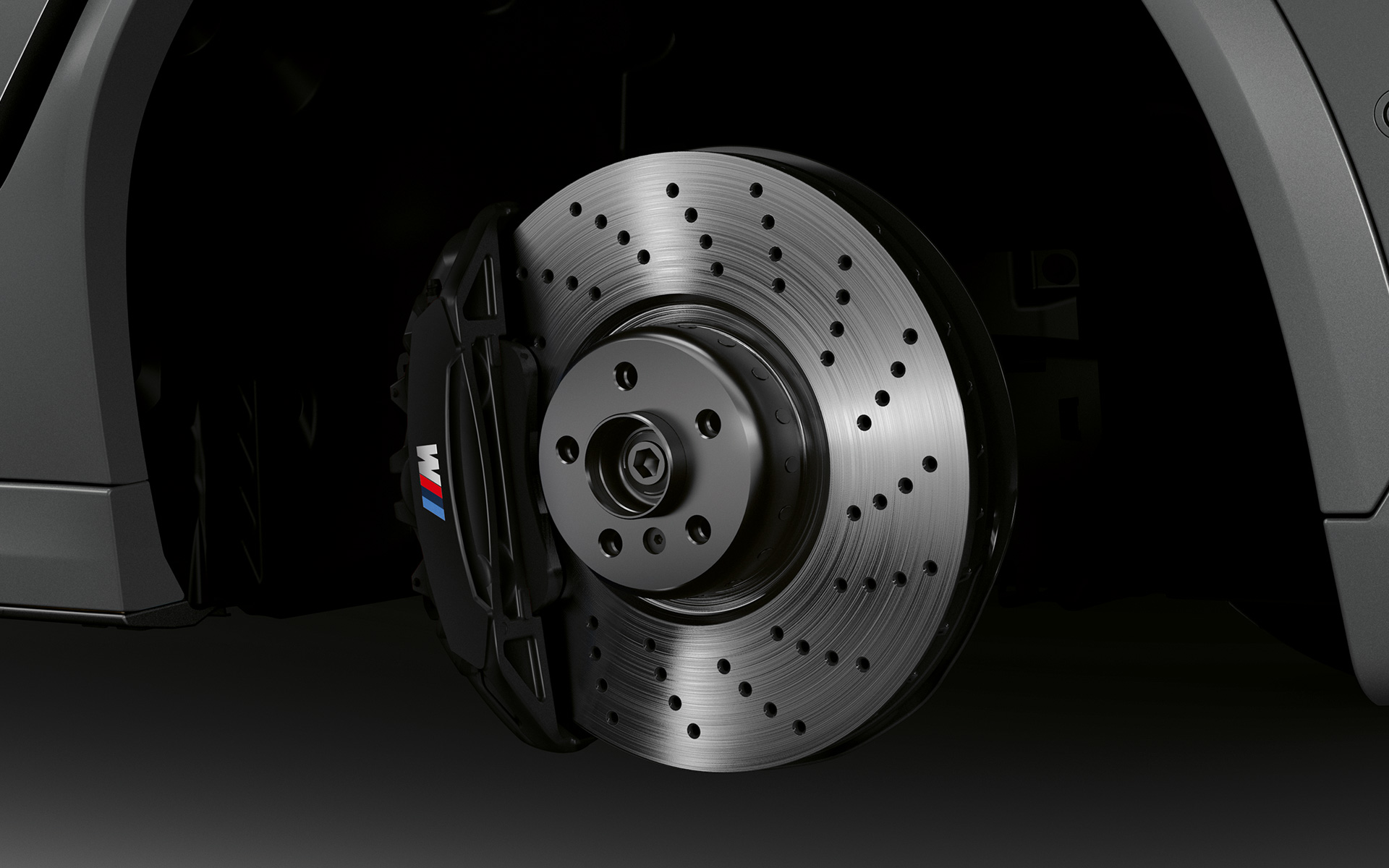 BMW X6 M Competition F96 M Compound brake red high-gloss BMW X6 M Competition F96 2023 M Compound brake red high-gloss