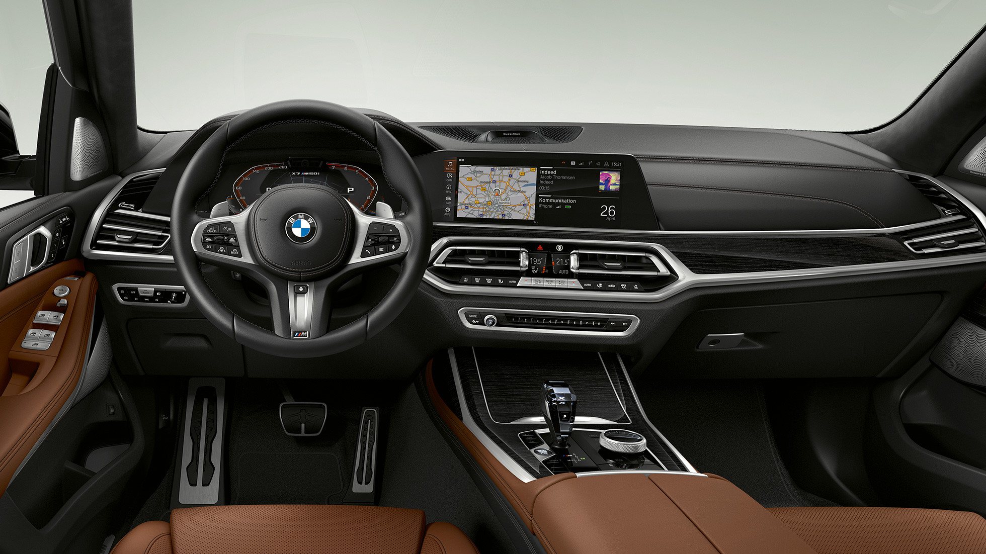 BMW X7 M50i, interior BMW X7 M Automobile M50i, interior, G07, 2019