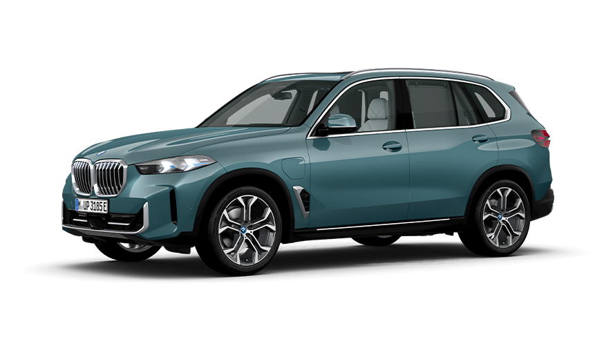 BMW X Series BMW X5 plug-in hybrid G05 three-quarter side view BMW X Series BMW X5 plug-in hybrid G05 three-quarter side view