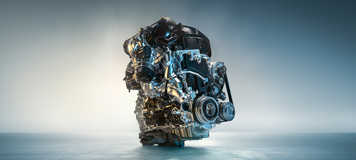 BMW diesel engine close-up BMW EfficientDynamics BMW diesel engine close-up