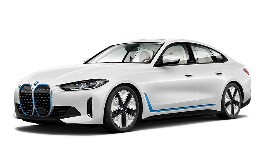 BMW Concept i4 studio shot BMW Concept i4 studio shot three-quarter front view