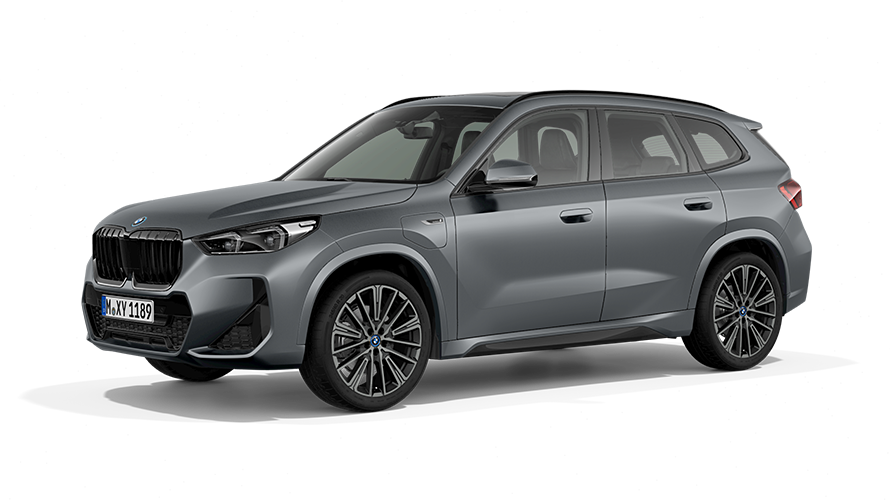 BMW X1 U11 PHEV 3/4 front view standing