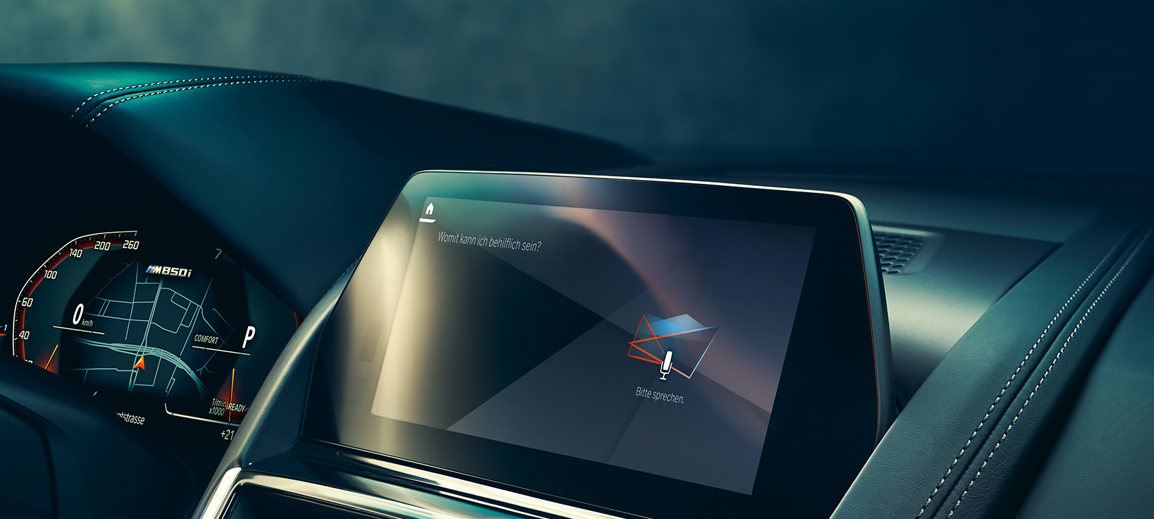 BMW Intelligent Personal Assistant BMW Intelligent Personal Assistant screen in Control Display
