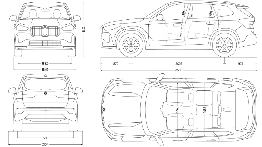 Bmw X1 Vs X3 Dimensions
