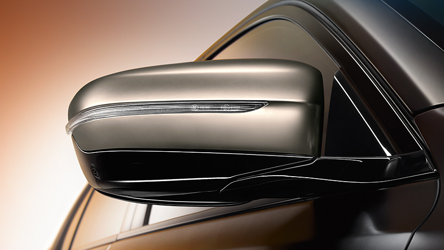 BMW M Mirror Cap – Aerodynamic Design in Cerium Grey for M Performance Models BMW M Performance exterior mirror cap in Cerium Grey with aerodynamic design